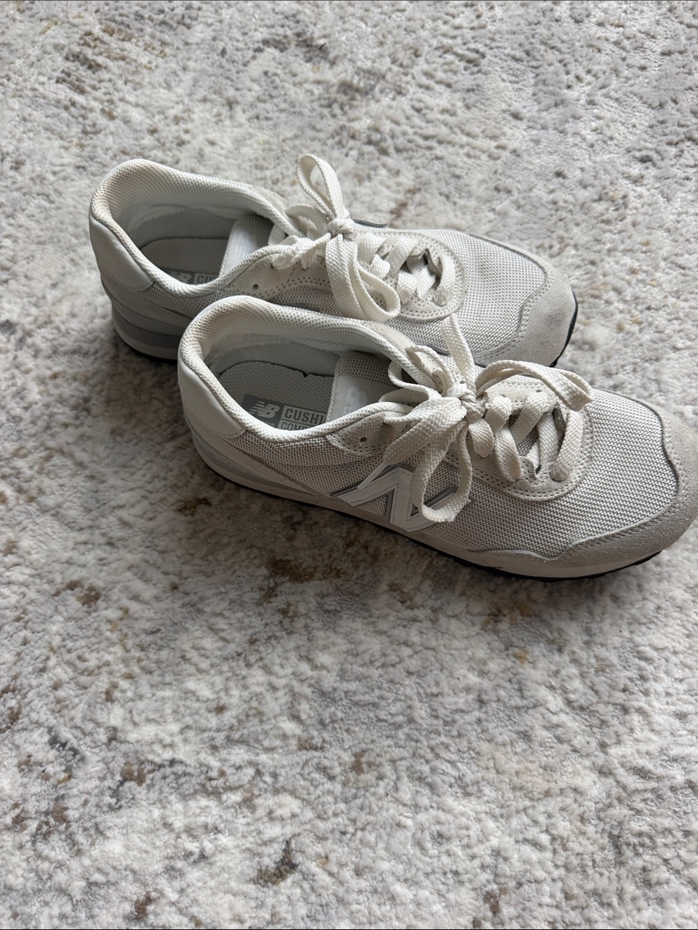 New Balance Off-White/Cream 574s